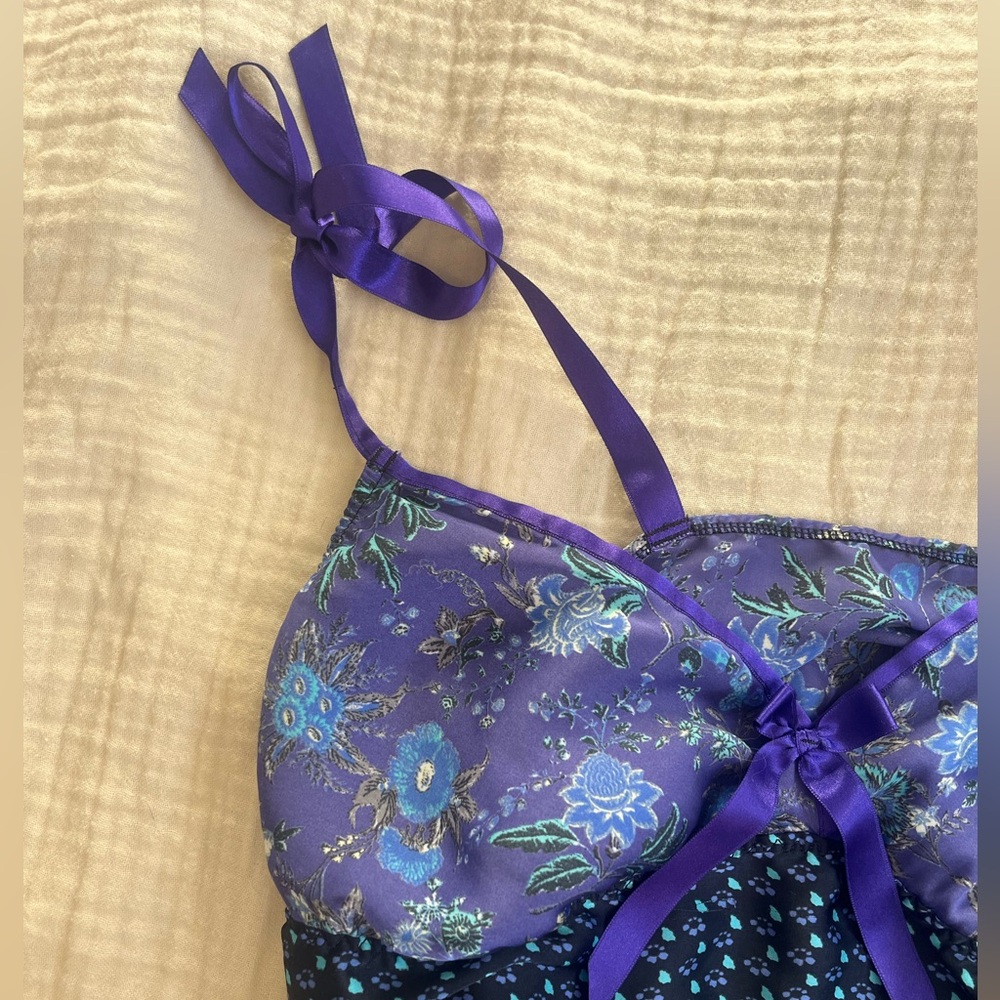 Y2K purple matching set